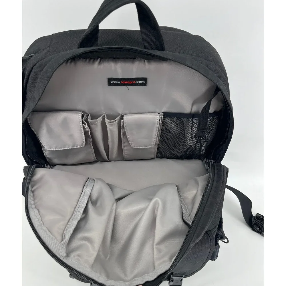 Lowepro Fastpack 250 DSLR Camera Backpack‎ Black Laptop Sleeve Side Access Bag